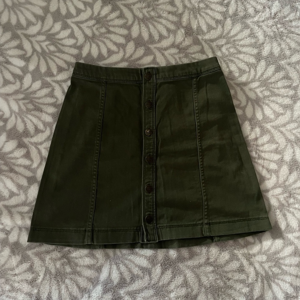 Abercrombie and Fitch Button-Up Skirt